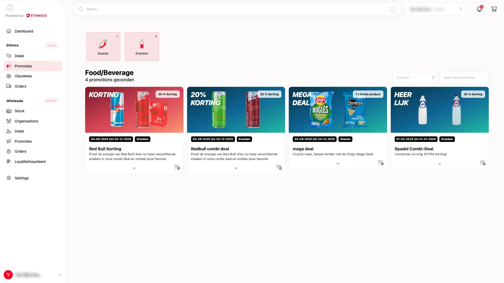 Ethnico App preview (promoties)